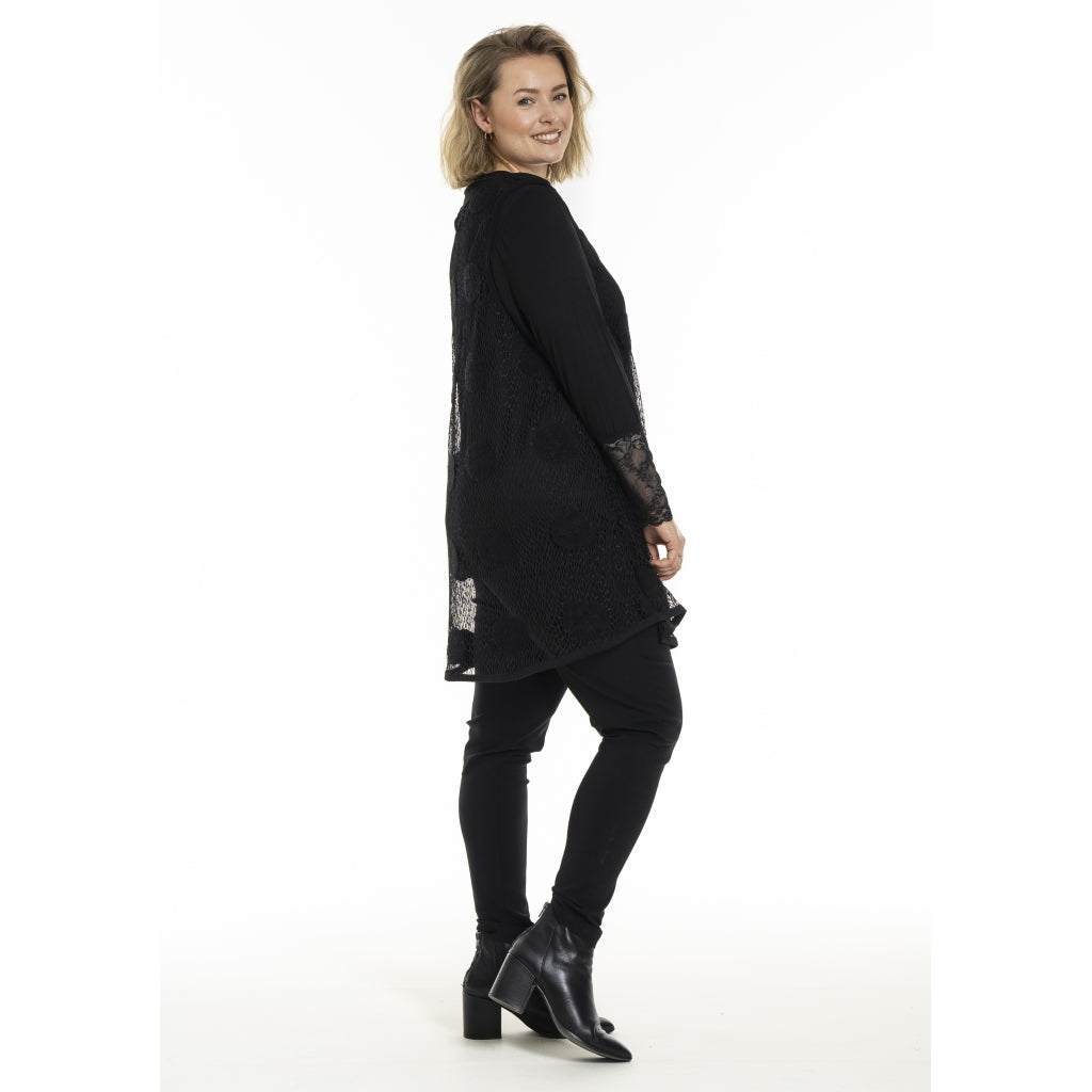 Gozzip Woman GJosefine mesh top Top Black