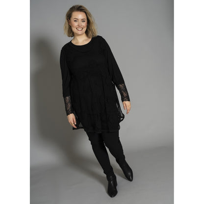 Gozzip Woman GJosefine mesh top Top Black