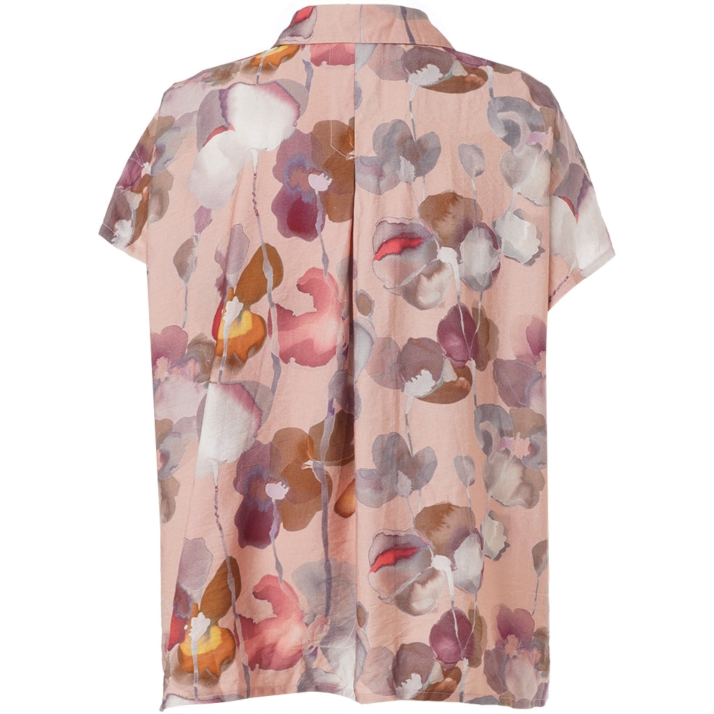 Gozzip Woman GKaisa Blouse Blouse Dusty rose with large flowers