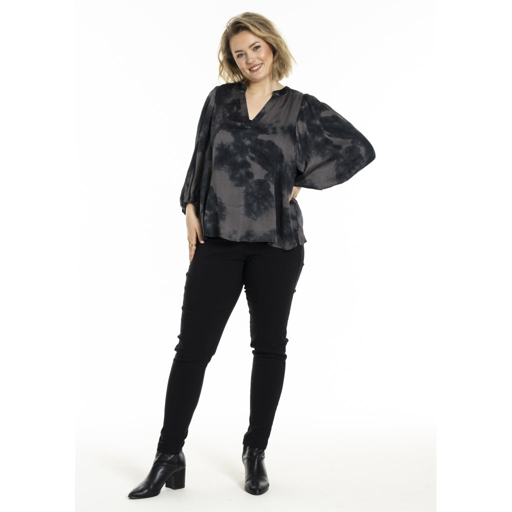 Gozzip Woman GKamille Blouse Blouse Grey/Black