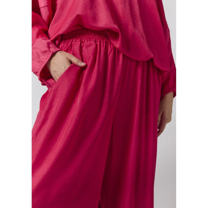Gozzip Woman GKarina Loose 3/4 pants Loose Pant Pink