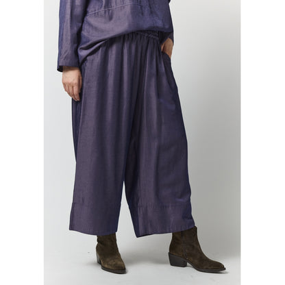 Gozzip Woman GKarina Loose 3/4 pants Loose Pant Purple