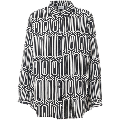 Gozzip Woman GKarina Shirt Shirt Black/Offwhite