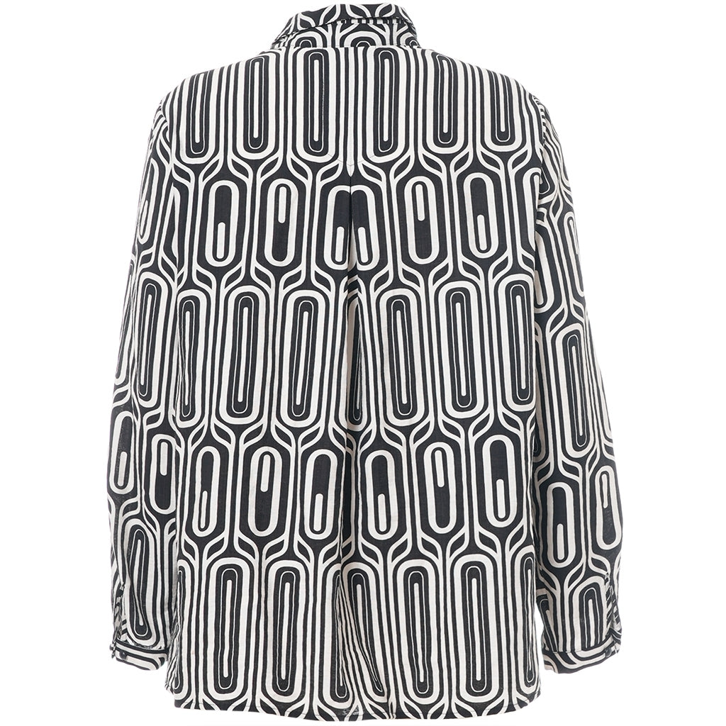 Gozzip Woman GKarina Shirt Shirt Black/Offwhite