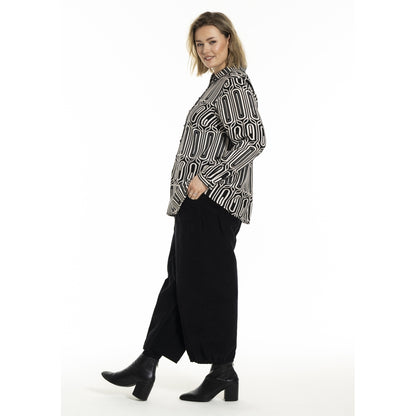 Gozzip Woman GKarina Shirt Shirt Black/Offwhite