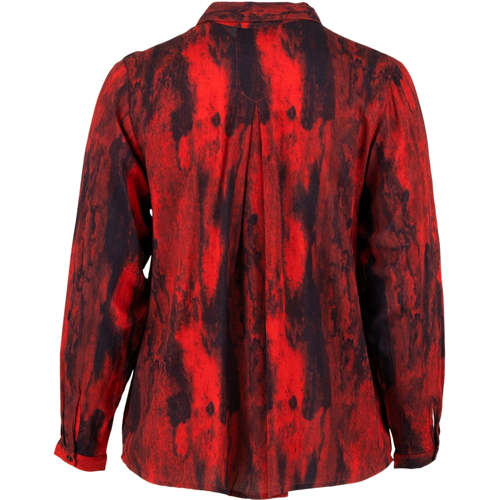 Gozzip Woman GKarina Shirt Shirt Scarlet print