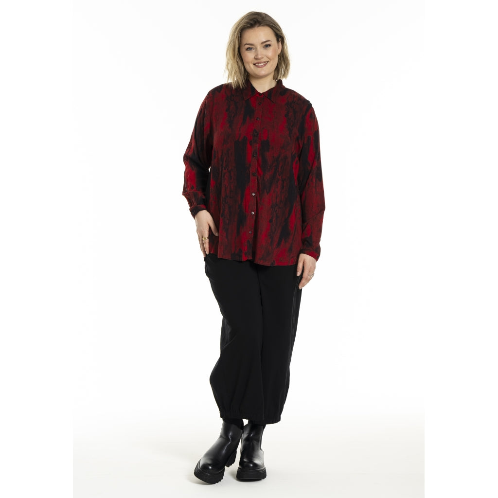Gozzip Woman GKarina Shirt Shirt Scarlet print