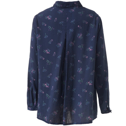 Gozzip Woman GKarina Shirt Shirt Navy Print