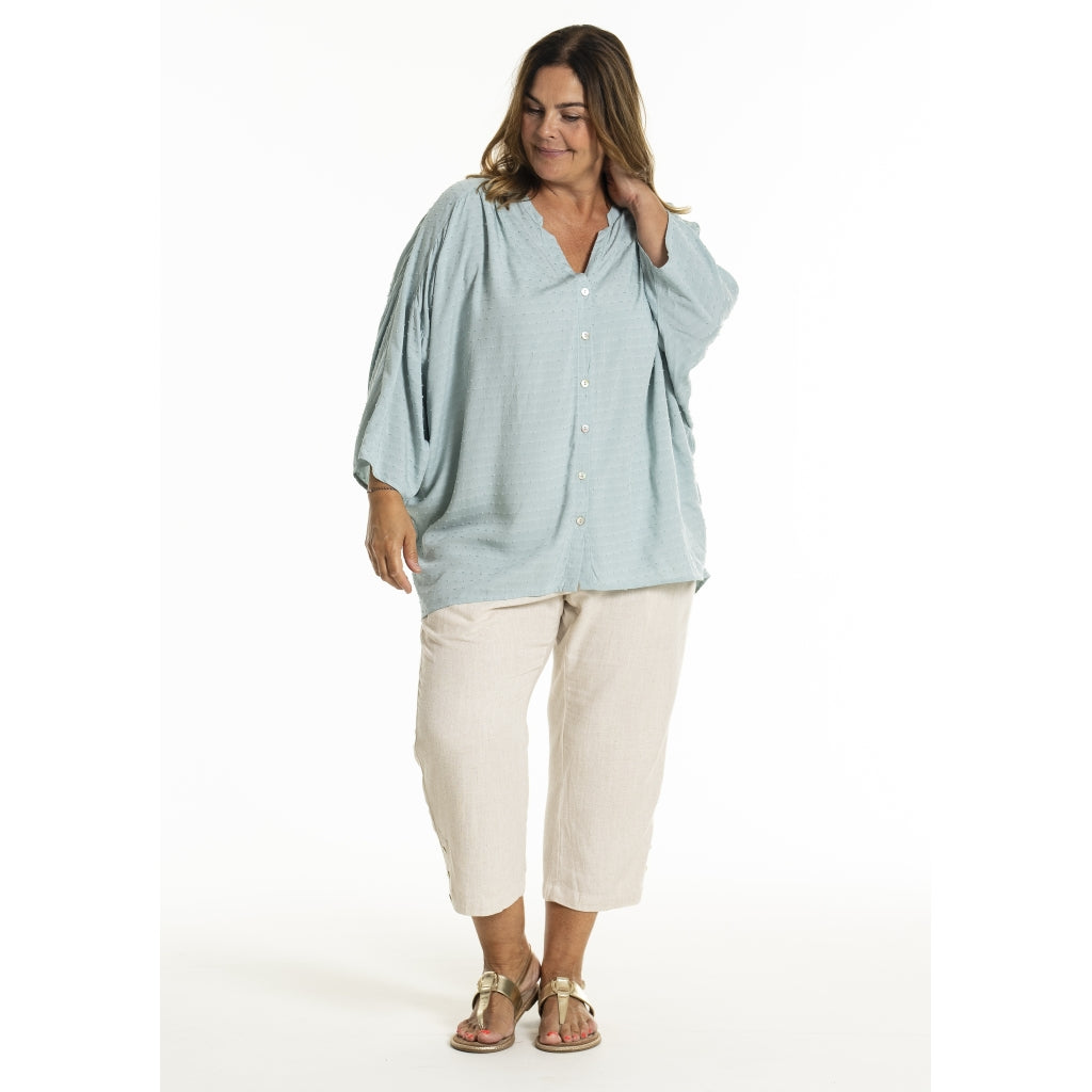 Gozzip Woman GKata Oversized Shirt Oversize shirt Light Green