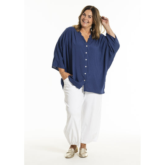 Gozzip Woman GKata Oversized Shirt Oversize shirt Navy