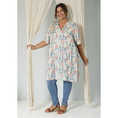 Gozzip Woman GKerstin Tunic Tunic Blue-Rose