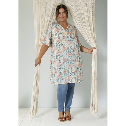 Gozzip Woman GKerstin Tunic Tunic Blue-Rose