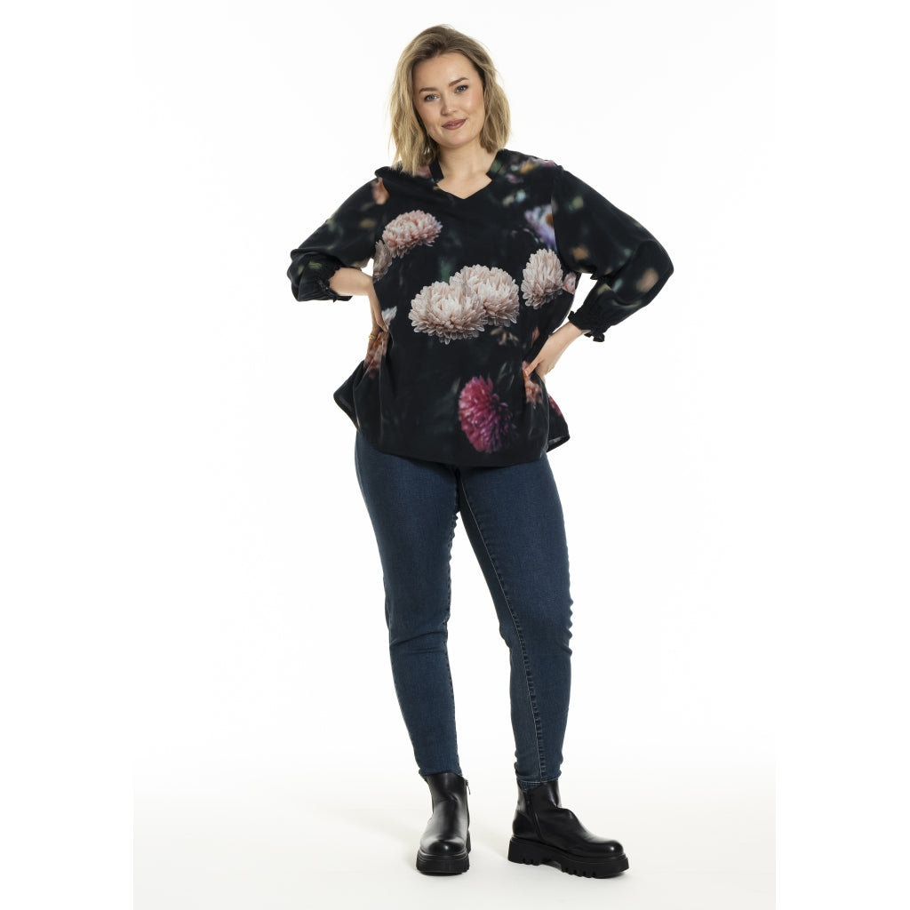 Gozzip Woman GKetty Blouse Blouse Peony print