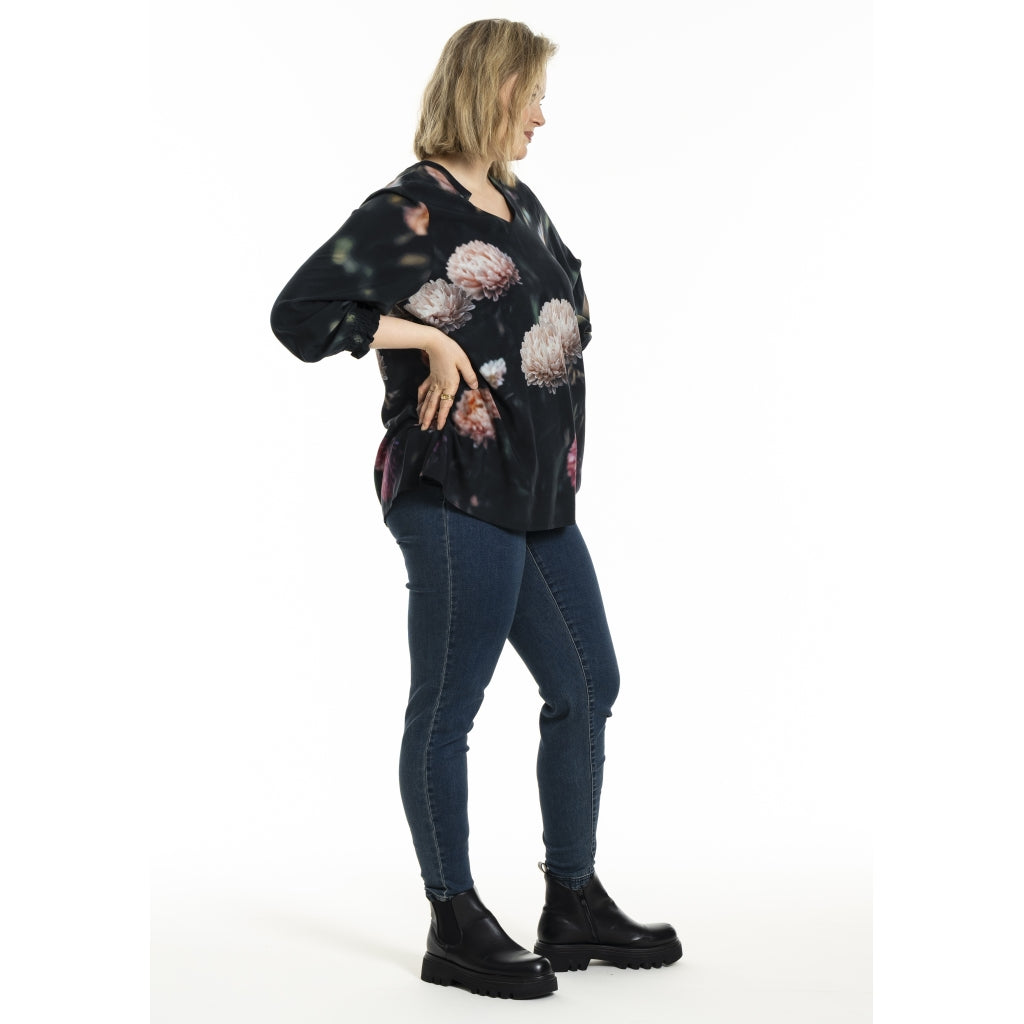 Gozzip Woman GKetty Blouse Blouse Peony print