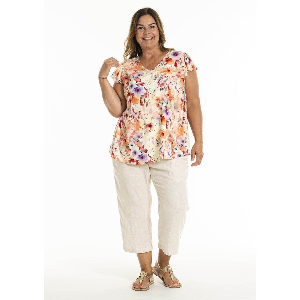 Gozzip Woman GKianna Capri pants Pants Offwhite