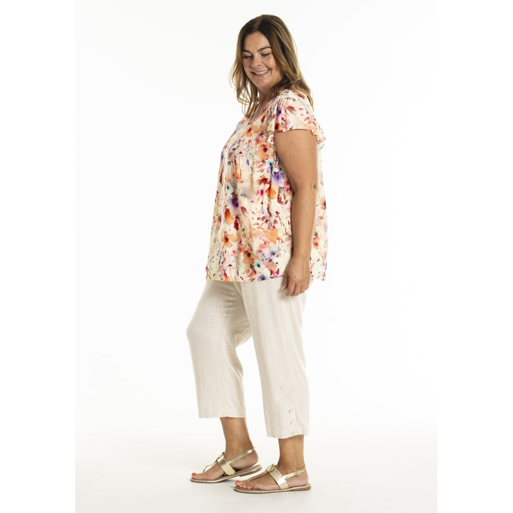 Gozzip Woman GKianna Capri pants Pants Offwhite