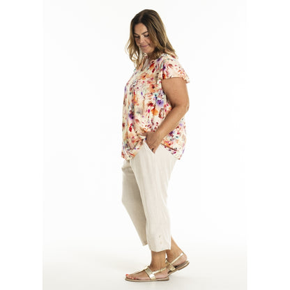 Gozzip Woman GKianna Capri pants Pants Offwhite