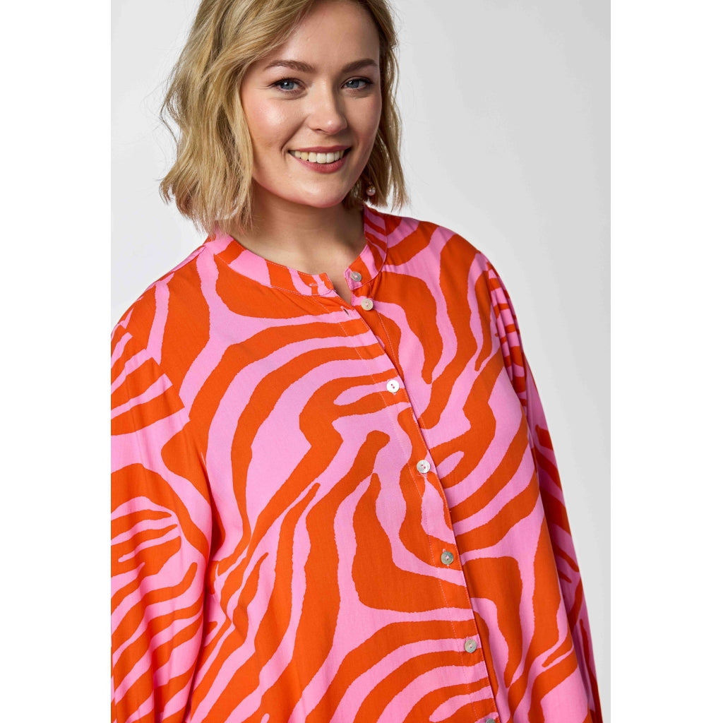 Gozzip Woman GKristina Shirt Shirt Pink/Orange