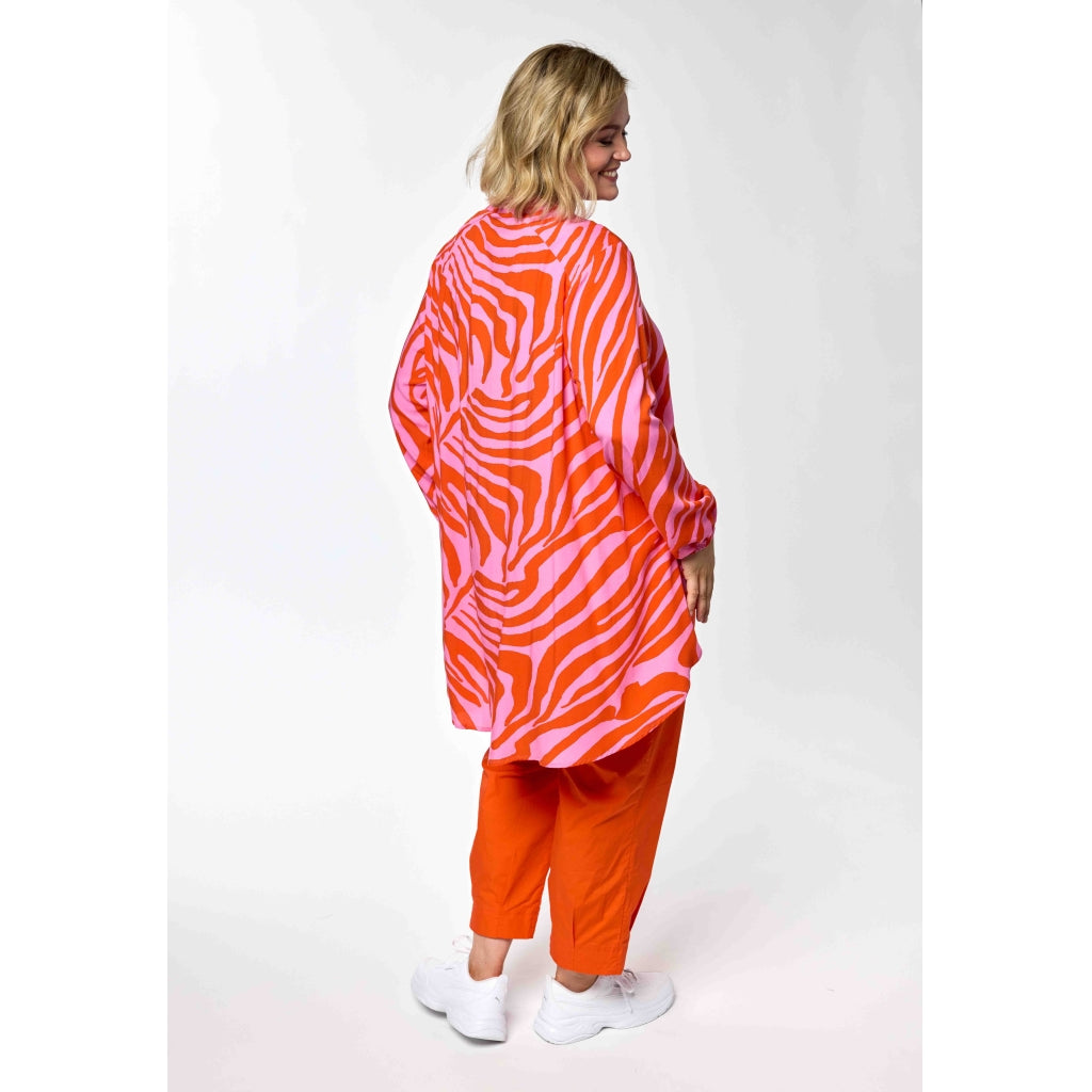 Gozzip Woman GKristina Shirt Shirt Pink/Orange