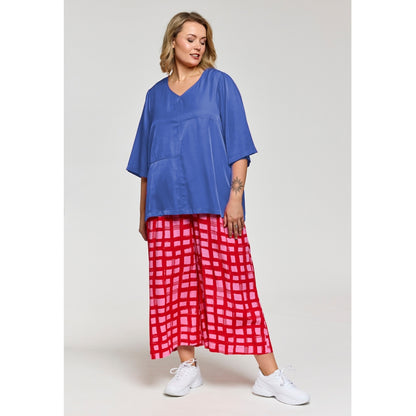Gozzip Woman GKyra Blouse Blouse Blue denim look