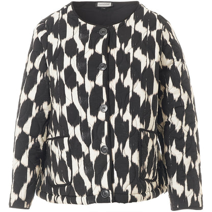 Gozzip Woman GLeah Jacket Jacket Black/White Print