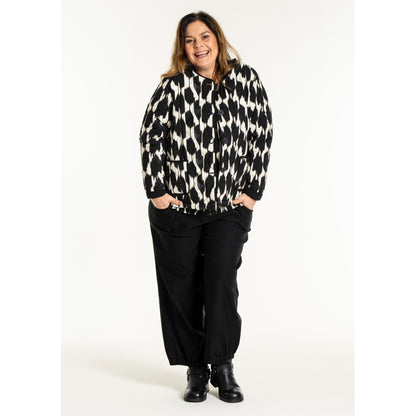 Gozzip Woman GLeah Jacket Jacket Black/White Print