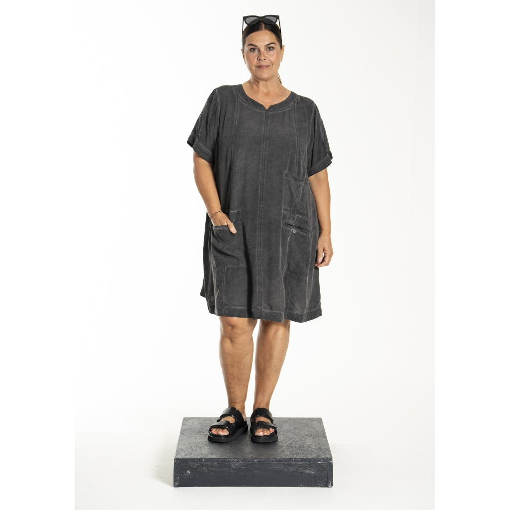 Gozzip Woman GLeslie Tunic Tunic Washed black