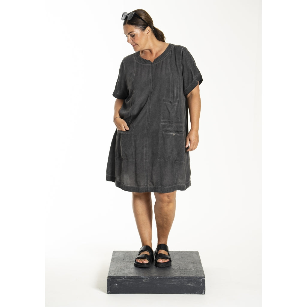 Gozzip Woman GLeslie Tunic Tunic Washed black
