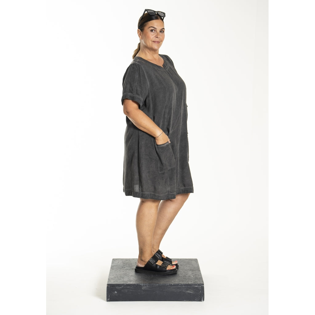 Gozzip Woman GLeslie Tunic Tunic Washed black