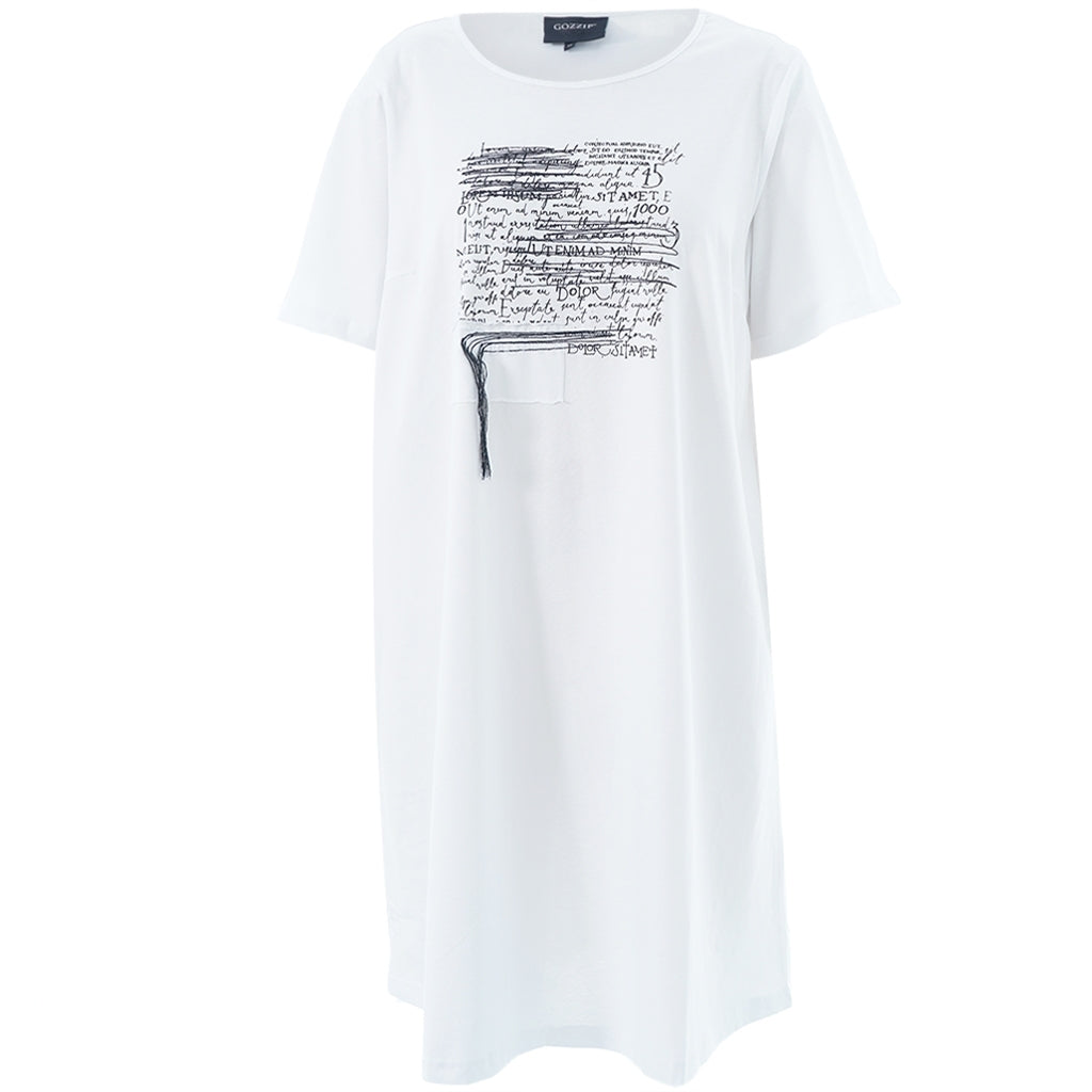 Gozzip Woman GLilly Tunic Tunic White