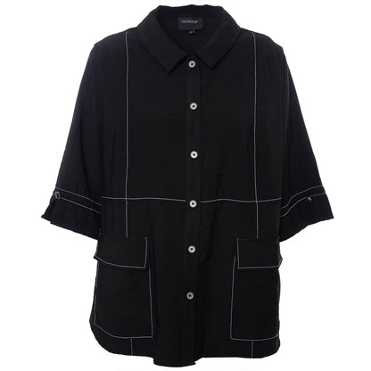 Gozzip Woman GLizzy Shirt jacket Shirt Jacket Black