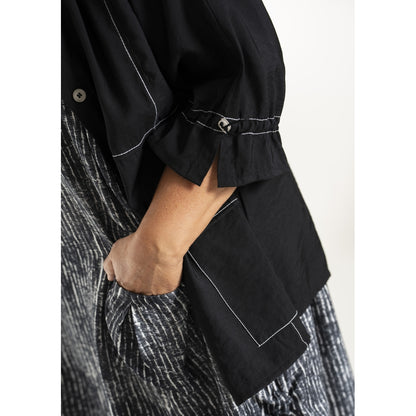 Gozzip Woman GLizzy Shirt jacket Shirt Jacket Black
