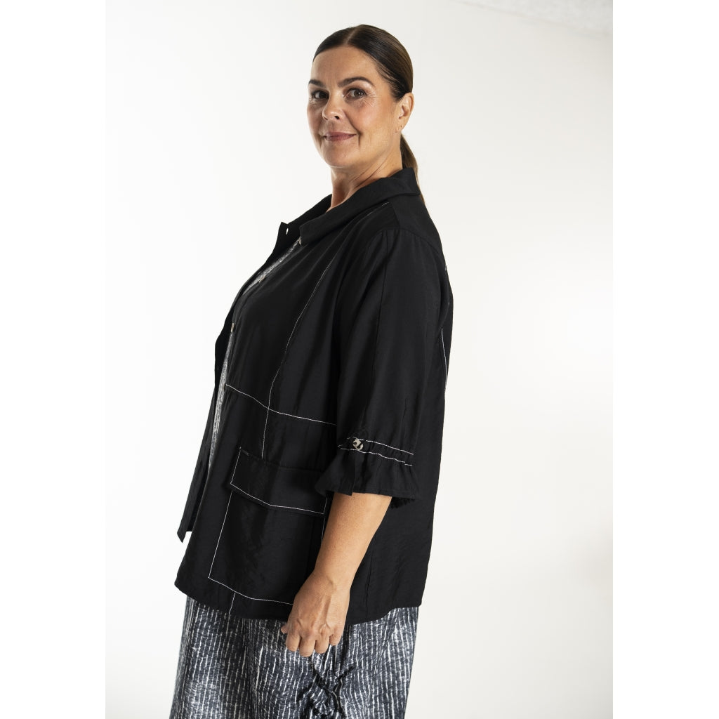 Gozzip Woman GLizzy Shirt jacket Shirt Jacket Black