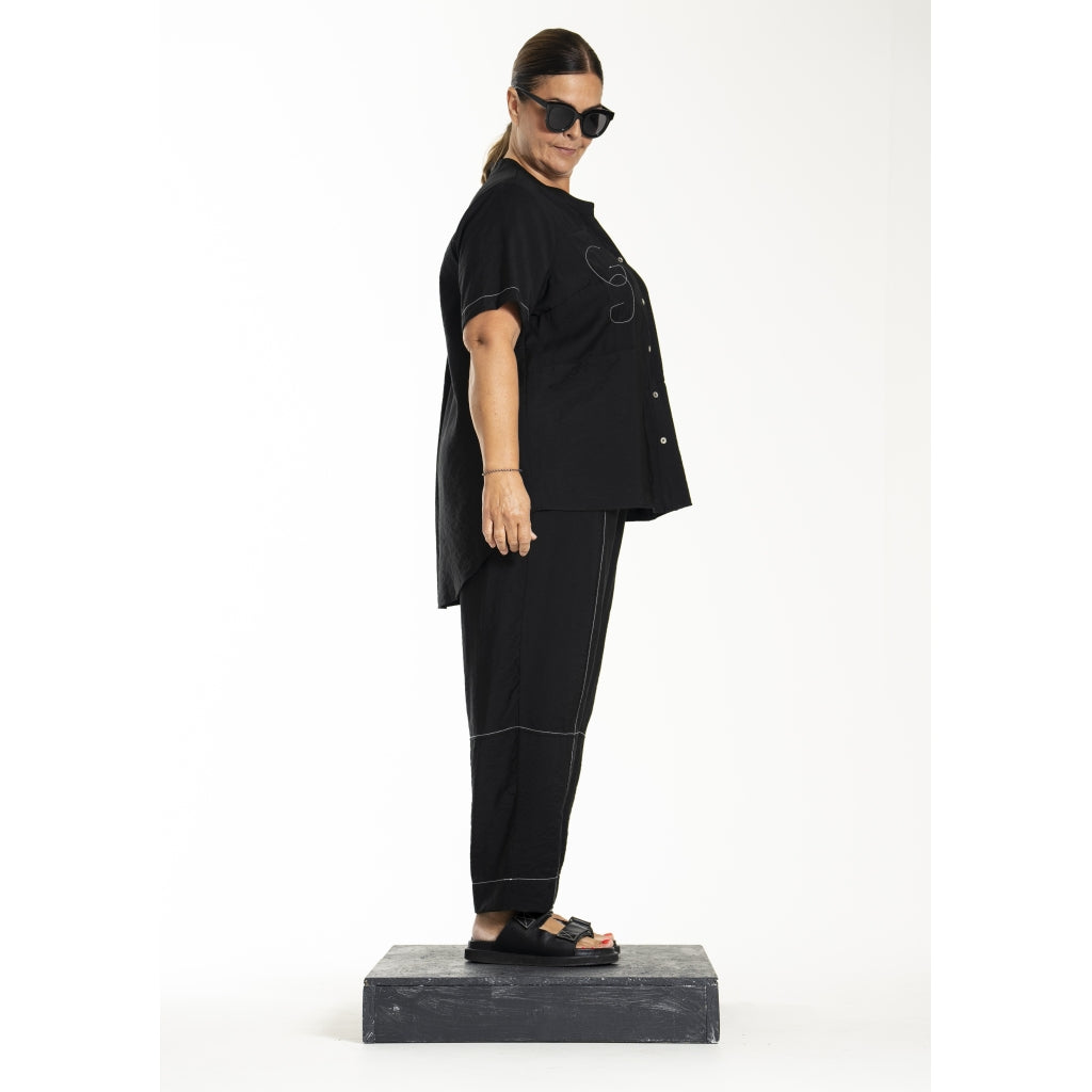 Gozzip Woman GLolly Blouse Pants Black