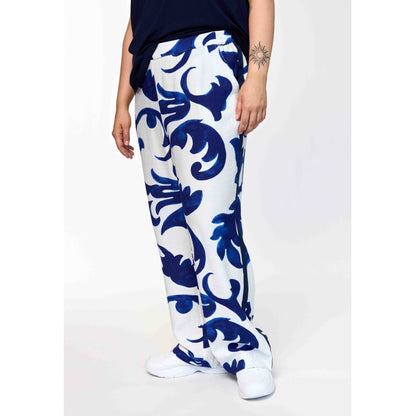 Gozzip Woman GLovise Pants Pants Offwhite-Blue