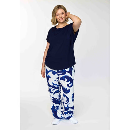 Gozzip Woman GLovise Pants Pants Offwhite-Blue