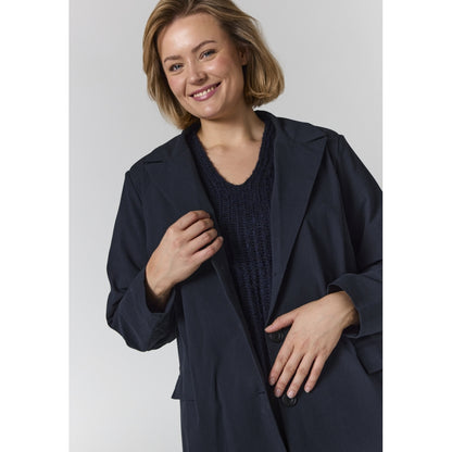 Gozzip Woman GLuisa Oversize Blazer Blazer Dark Navy