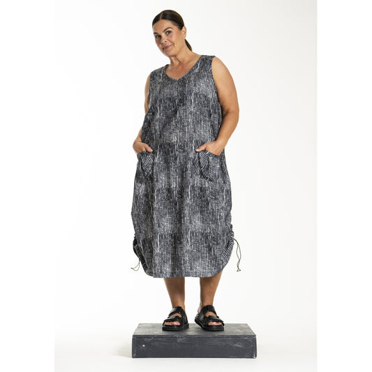 Gozzip Woman GLula Dress Dress Black/White