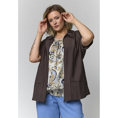 Gozzip Woman GLumi jacket vest Jacket vest Brown