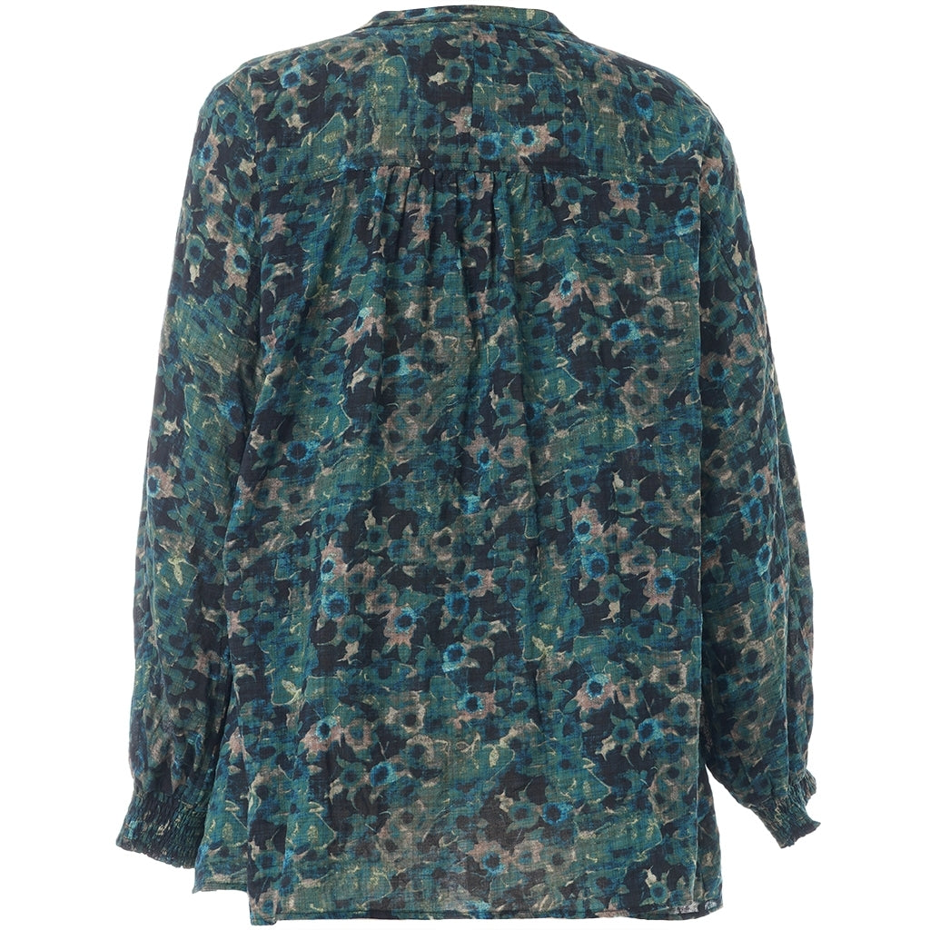 Gozzip Woman GMalina Blouse Blouse Green Print