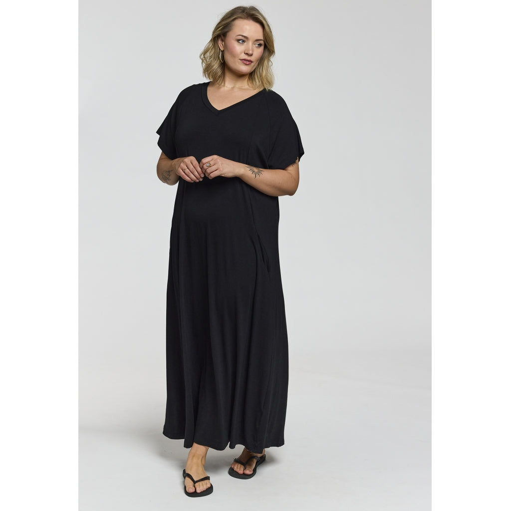 Gozzip Woman GMargit Long Dress Long Dress Black