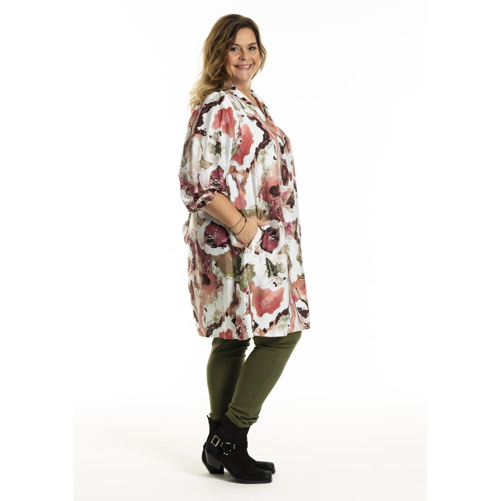 Gozzip Woman GMelissa Tunic Tunic Rose Print