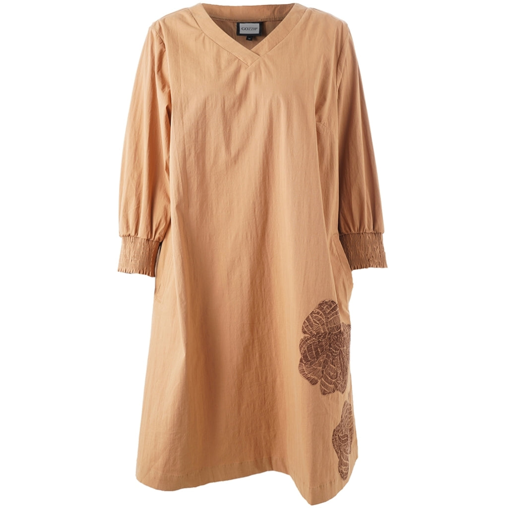 Gozzip Woman GMeta Tunic Tunic Brown