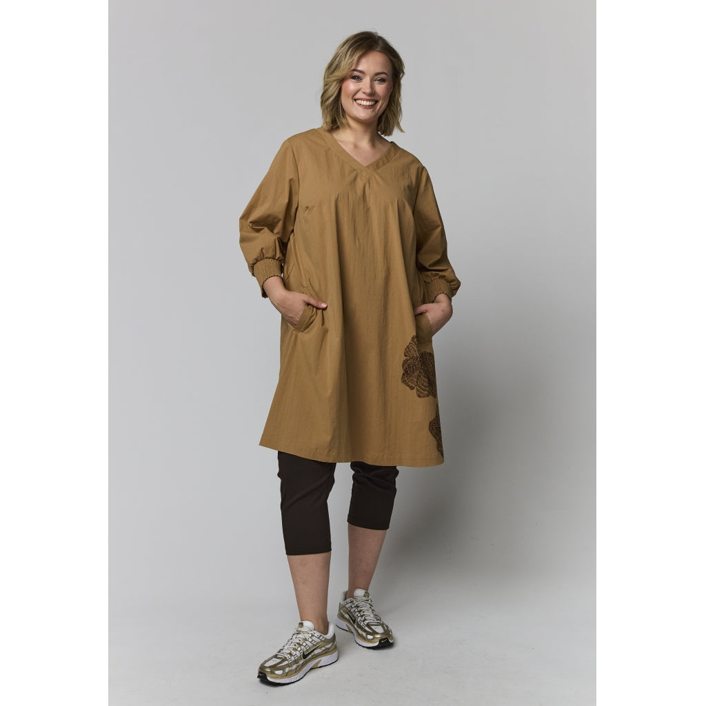 Gozzip Woman GMeta Tunic Tunic Brown