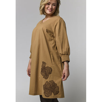 Gozzip Woman GMeta Tunic Tunic Brown