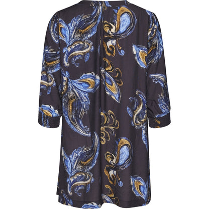 Gozzip Woman GMeta Tunic Tunic Blue print