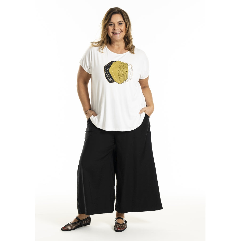 Gozzip Woman GMillie Wide Pants Pants Black