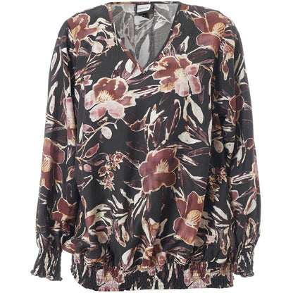 Gozzip Woman GMirabelle Blouse Blouse Black Print