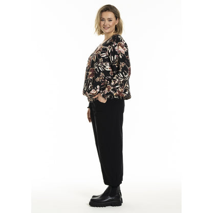 Gozzip Woman GMirabelle Blouse Blouse Black Print