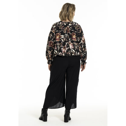 Gozzip Woman GMirabelle Blouse Blouse Black Print